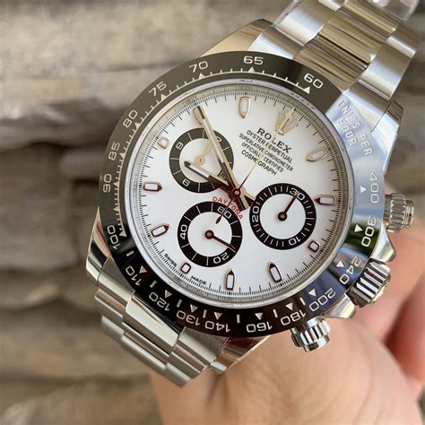 rolex daytona black and white dial|Rolex daytona oysterflex.